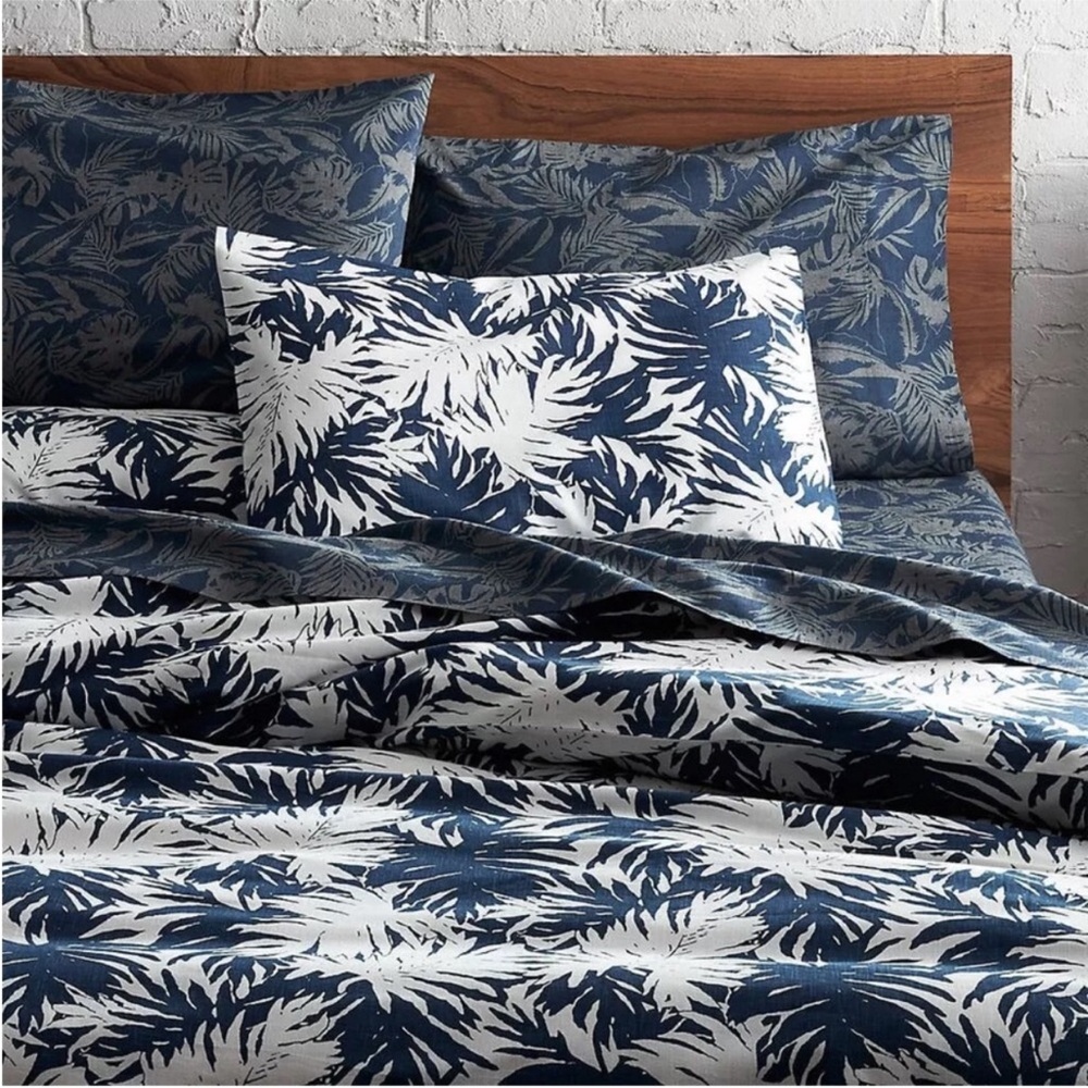 The Hill-Side Tropical Leaves Sheet Sets | CB2